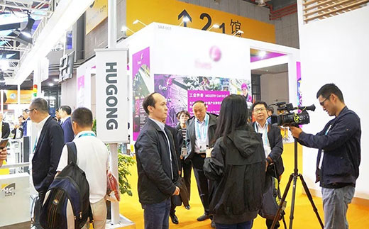 江苏常州卫视拍摄jxf吉祥坊意大利CEA展位