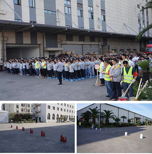 上xf吉祥坊成功进行2019年上半年消防演习